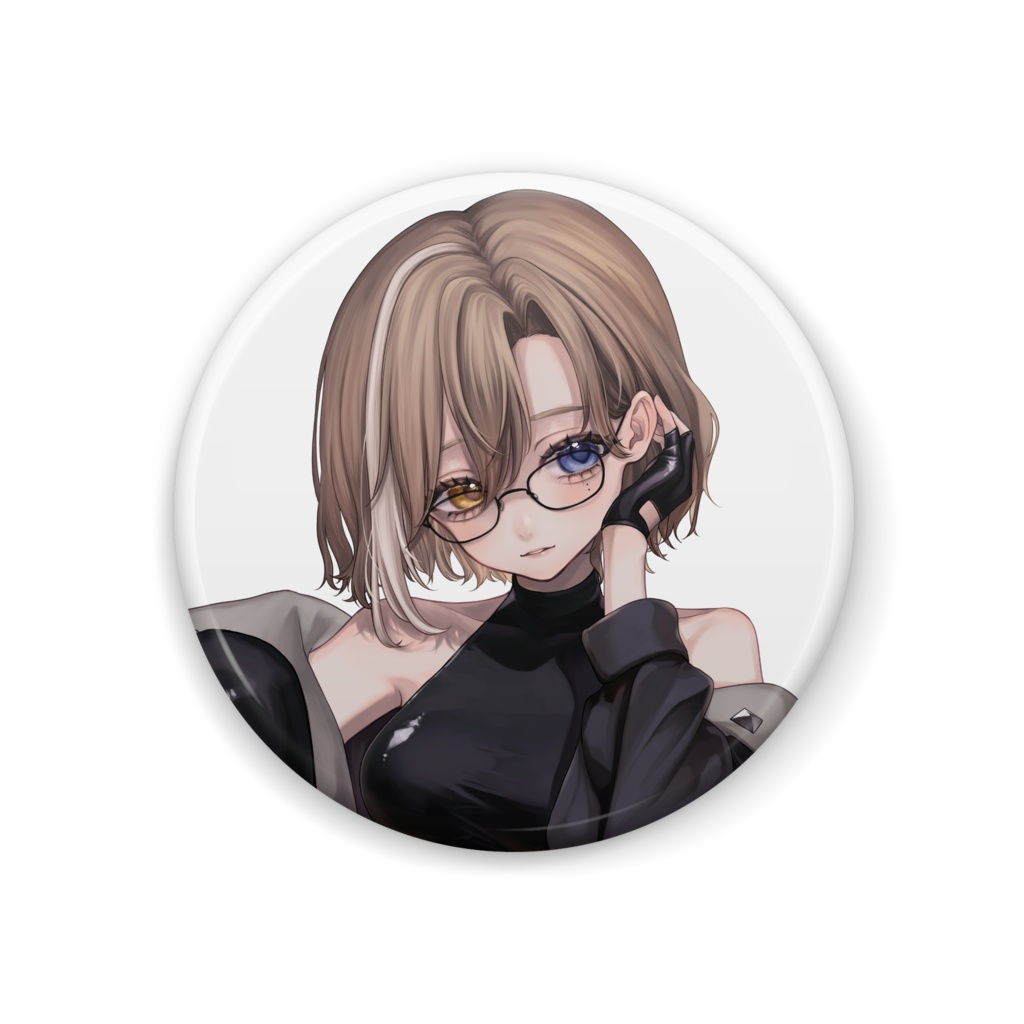 Vデビュー半年記念缶バッジ