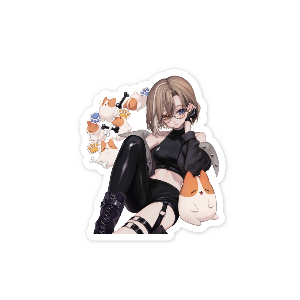 Vデビュー半年記念ステッカー