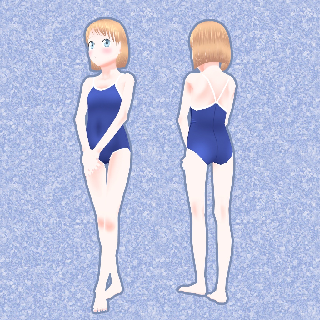 由香 衣装3種セット(セーラー服、スク水セーラー、スクール水着)