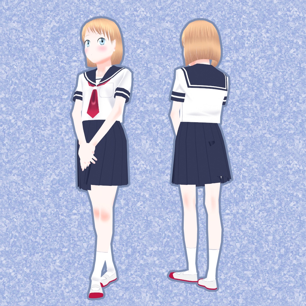 由香 衣装3種セット(セーラー服、スク水セーラー、スクール水着)