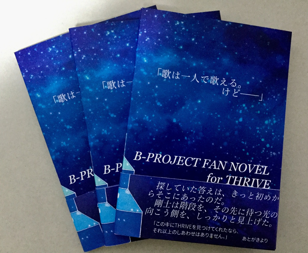 【THRIVE小説本】ステア ワン、ツー