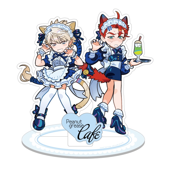ジオラマアクリルスタンド ねこメイド