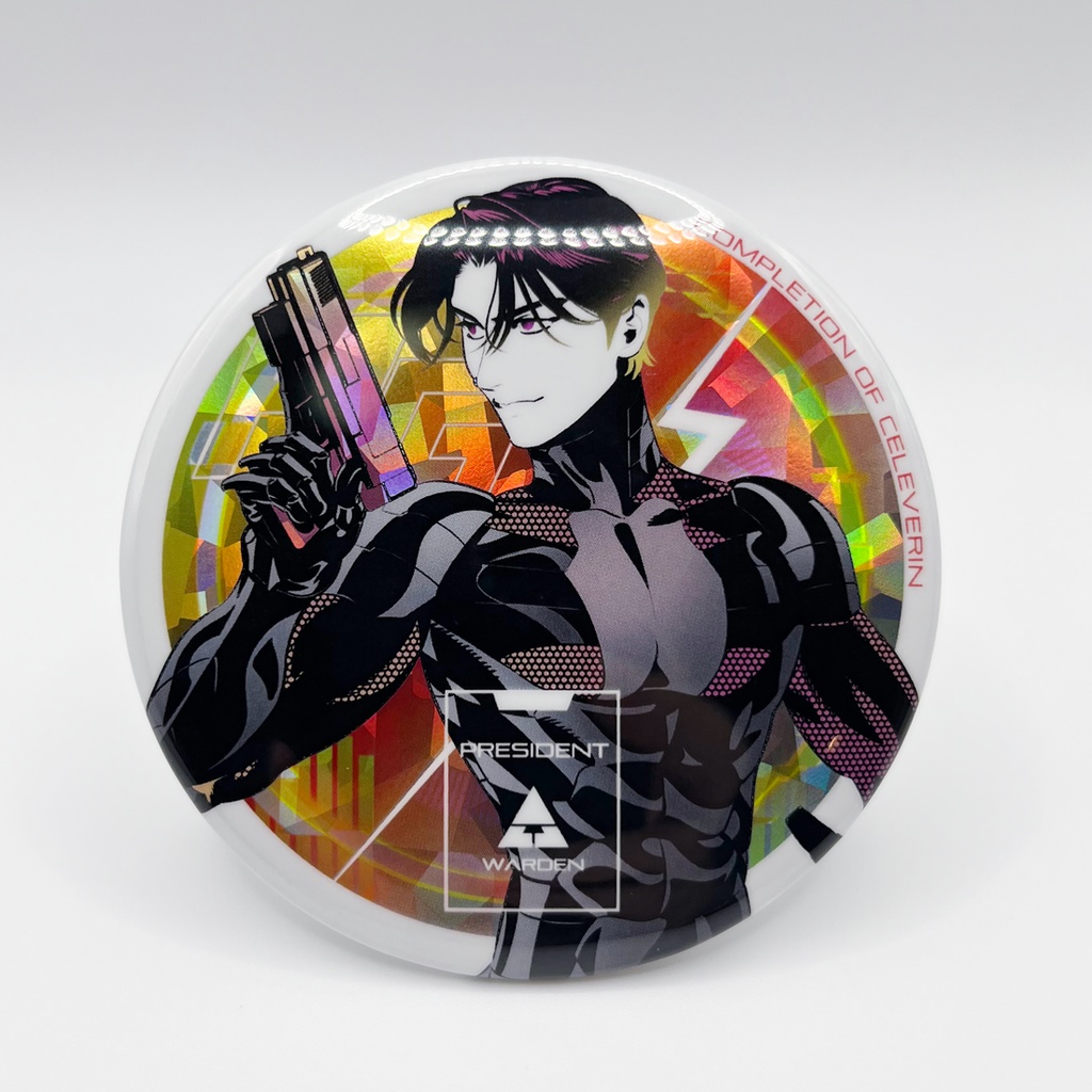 CELEVERIN完結記念ビッグホログラム缶バッジ