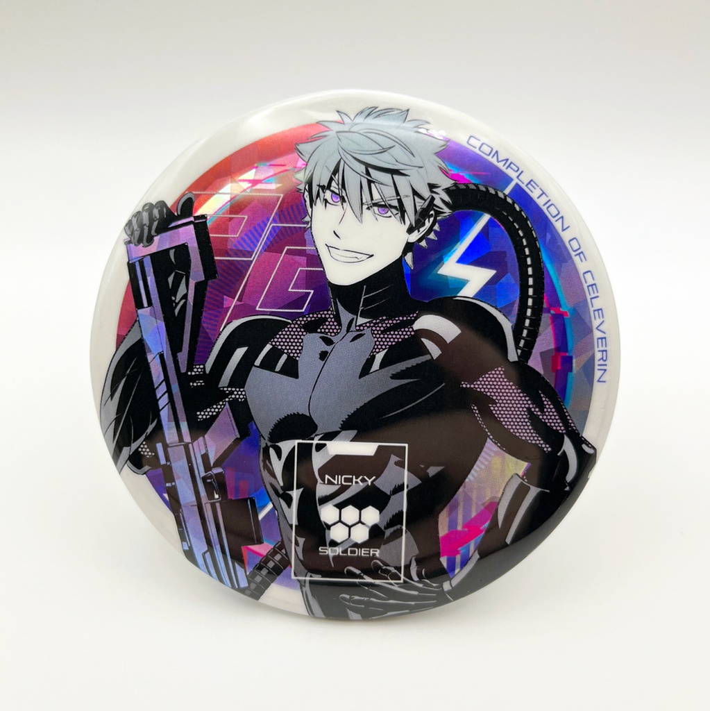 CELEVERIN完結記念ビッグホログラム缶バッジ