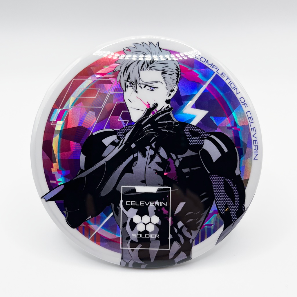 CELEVERIN完結記念ビッグホログラム缶バッジ