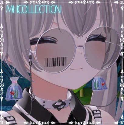 【VRC想定/16アバター対応】MH 金魚dropピアス