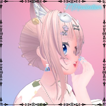 【VRC想定/16アバター対応】MH 金魚dropピアス