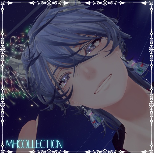 【VRC想定/16アバター対応】MH 金魚dropピアス