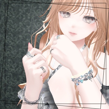 【VRC想定/17アバター対応】MH SweetJumble ブレスレット/リング/バングル