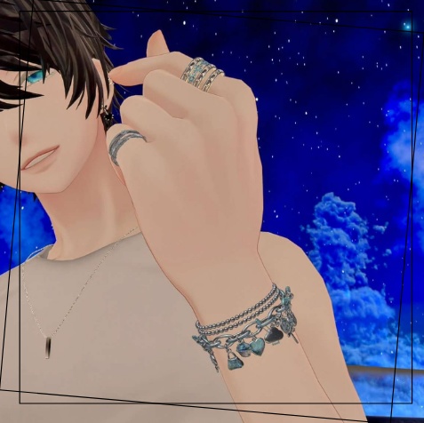 【VRC想定/17アバター対応】MH SweetJumble ブレスレット/リング/バングル