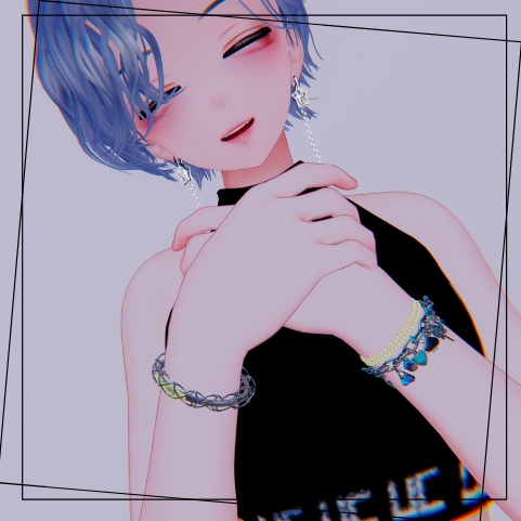 【VRC想定/17アバター対応】MH SweetJumble ブレスレット/リング/バングル