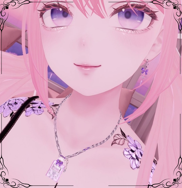 【VRC想定/19アバター対応】MH Perfume ネックレス/ピアス