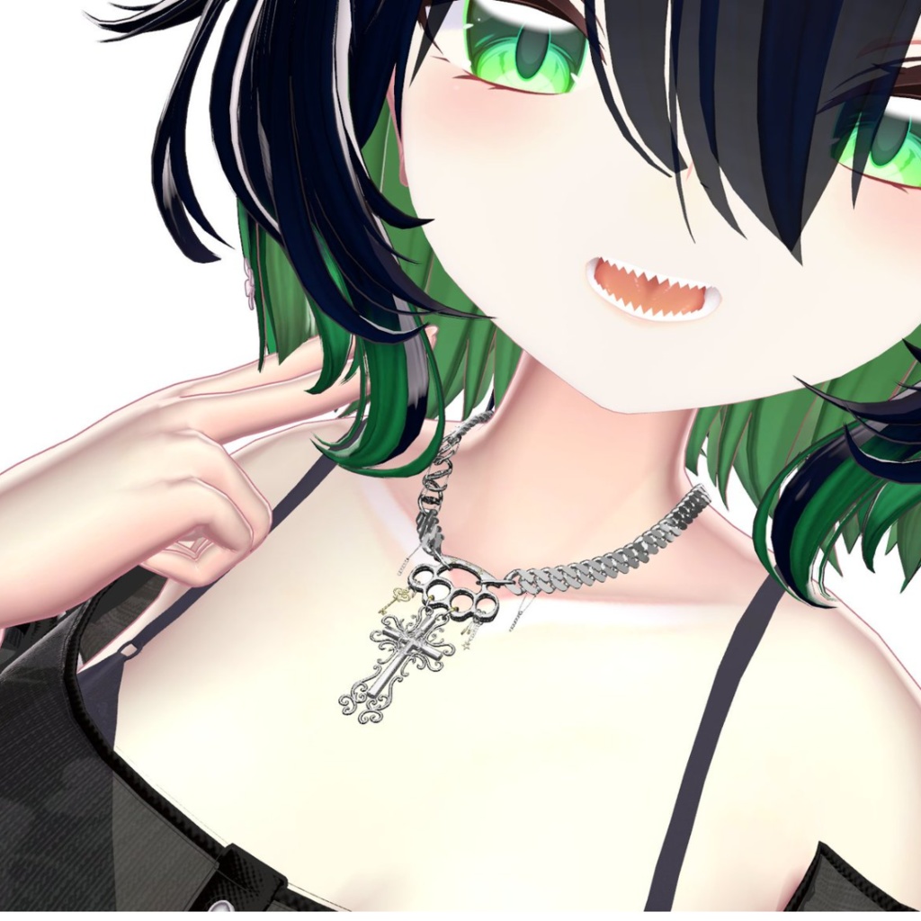 【VRC想定/17アバター対応】MH Sagradacross ネックレス