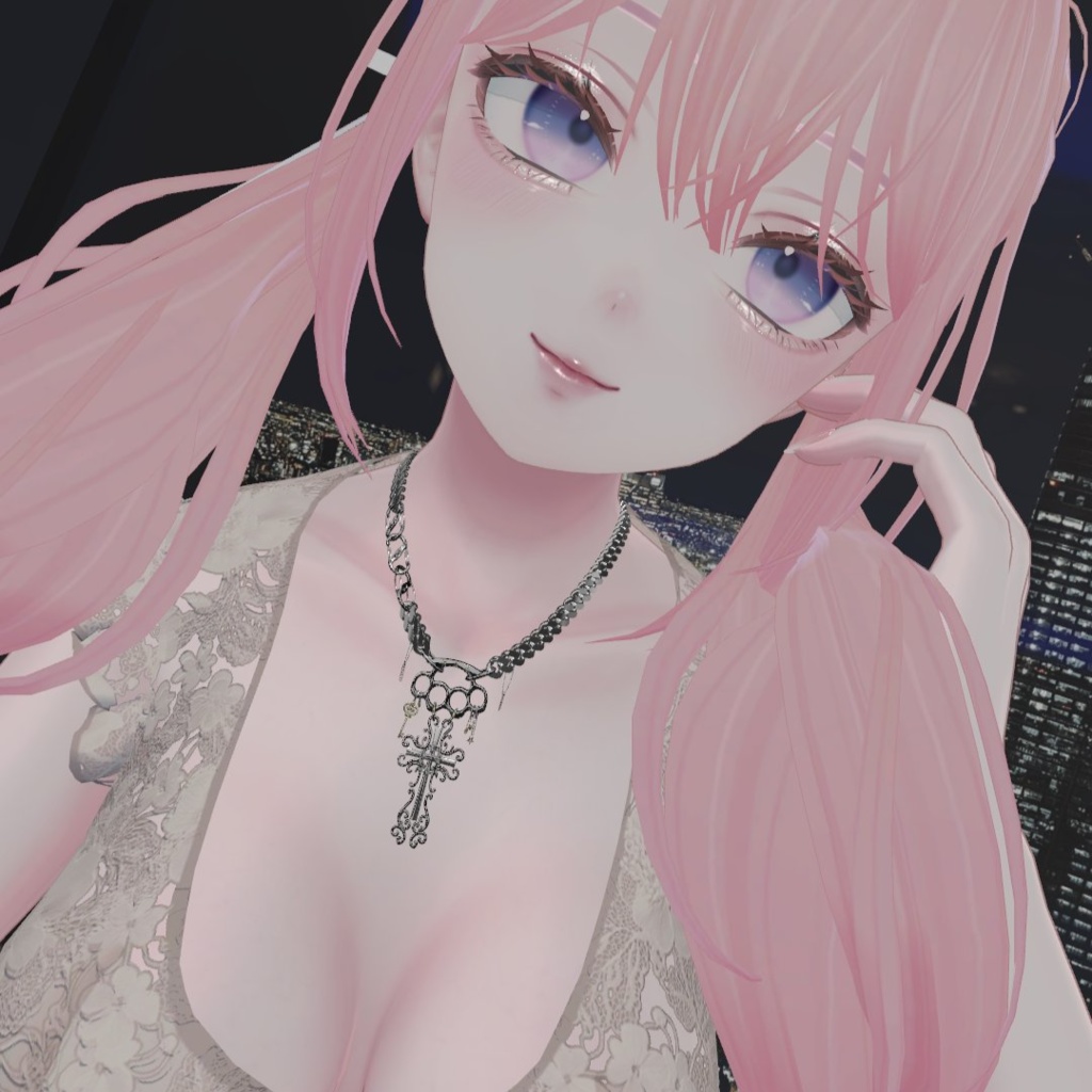 【VRC想定/17アバター対応】MH Sagradacross ネックレス