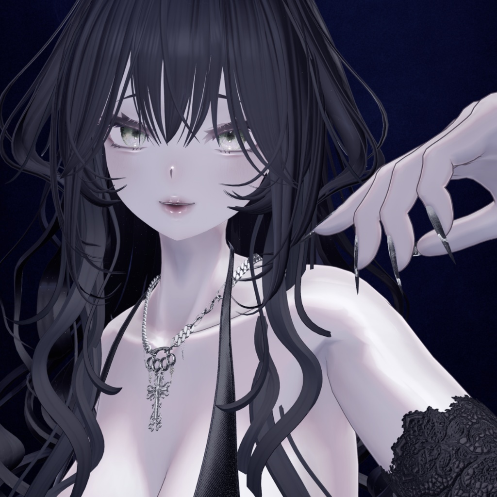 【VRC想定/17アバター対応】MH Sagradacross ネックレス