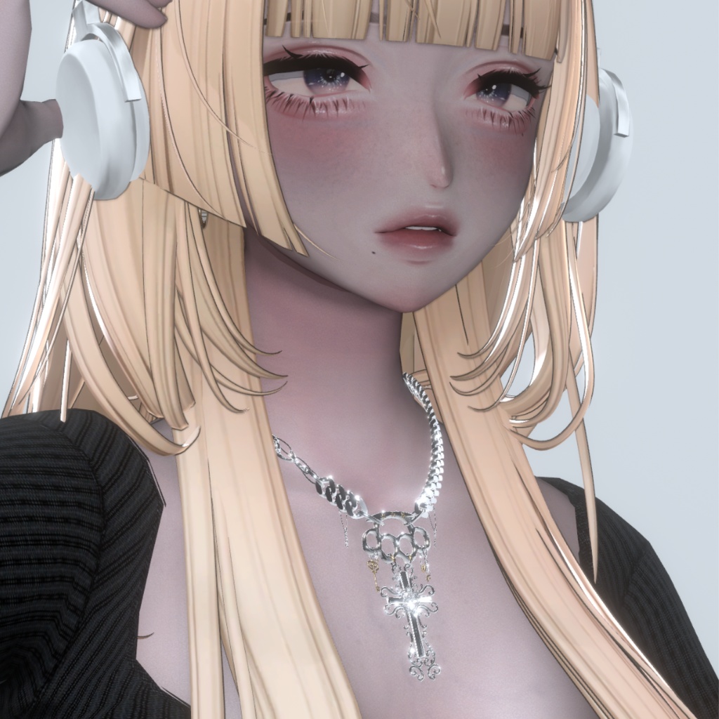 【VRC想定/17アバター対応】MH Sagradacross ネックレス