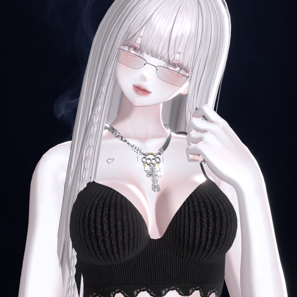 【VRC想定/17アバター対応】MH Sagradacross ネックレス