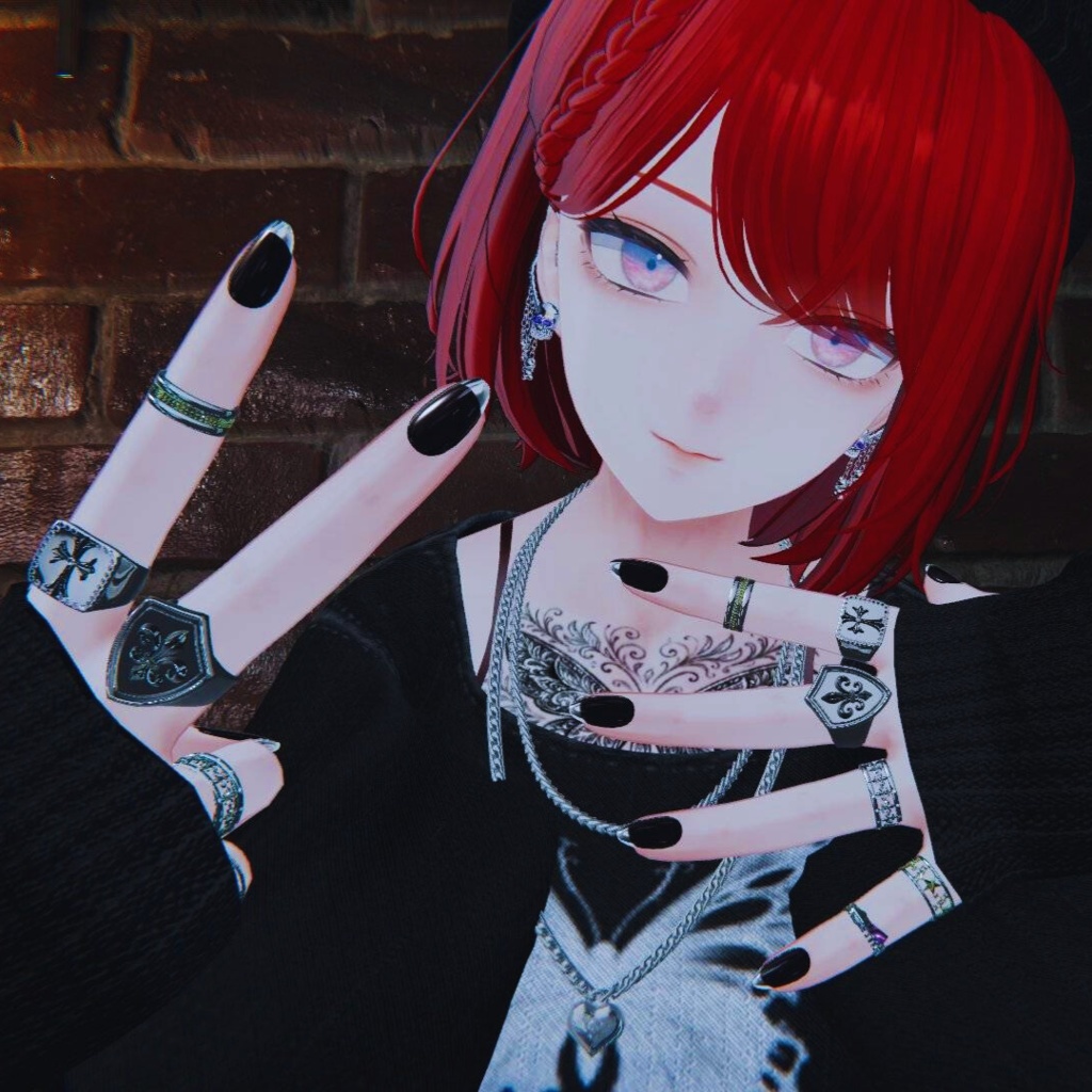 【VRC想定/16アバター対応】【MA対応】MH MixRing