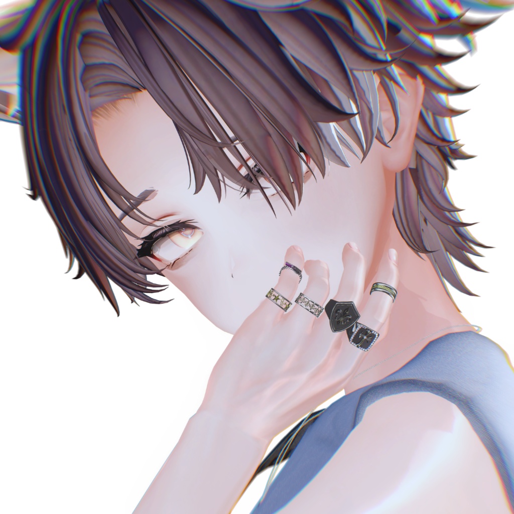 【VRC想定/16アバター対応】【MA対応】MH MixRing