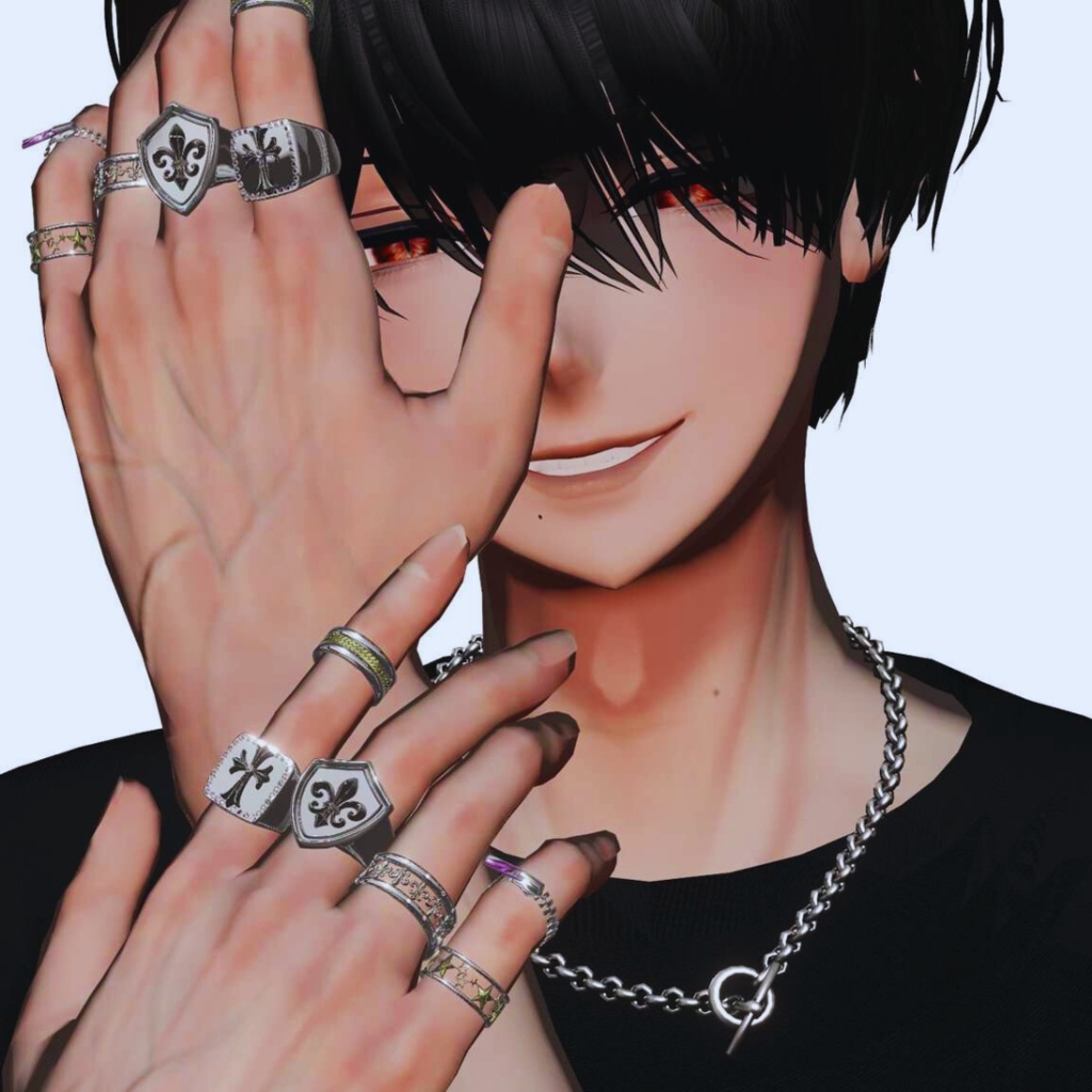 【VRC想定/16アバター対応】【MA対応】MH MixRing