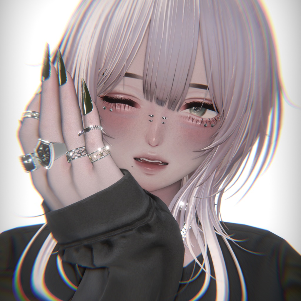 【VRC想定/16アバター対応】【MA対応】MH MixRing