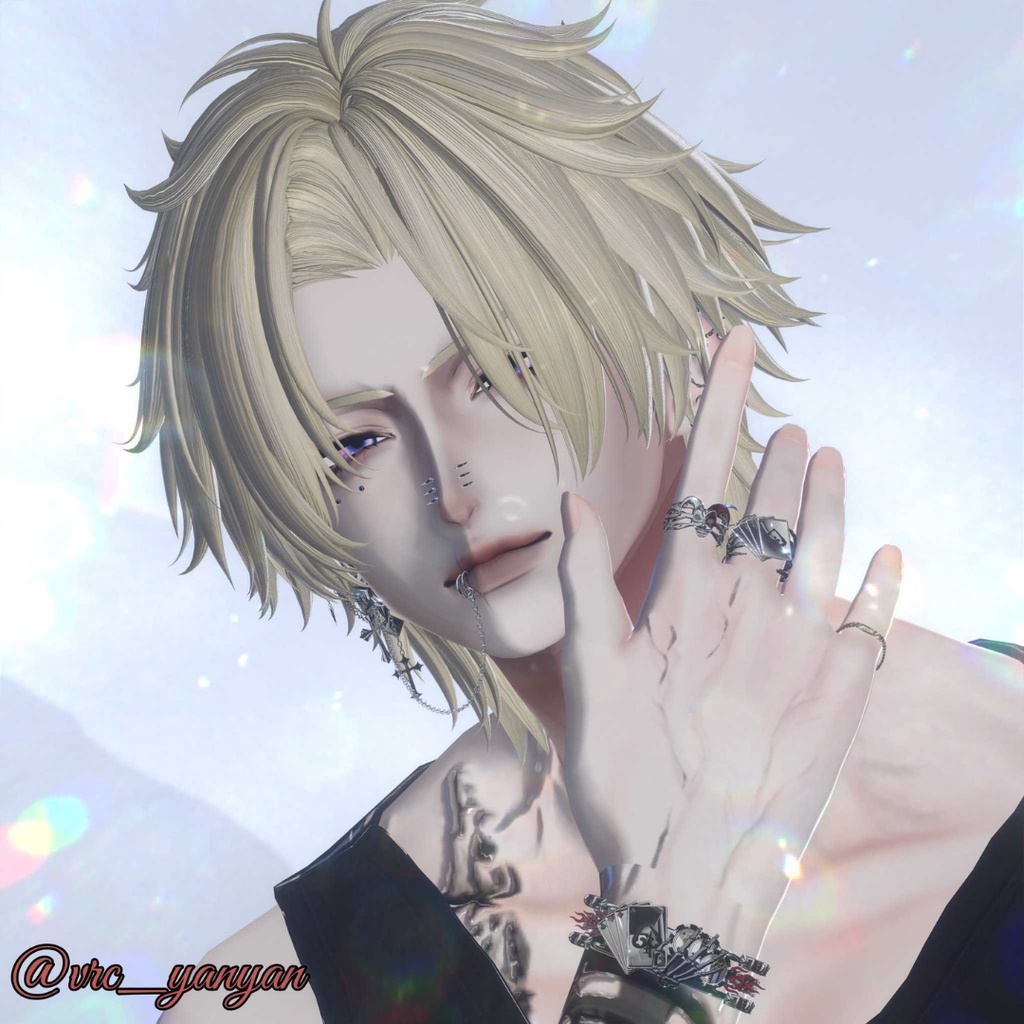 【VRC想定/14アバター対応】【MA対応】MH Allin Bangle&Ring