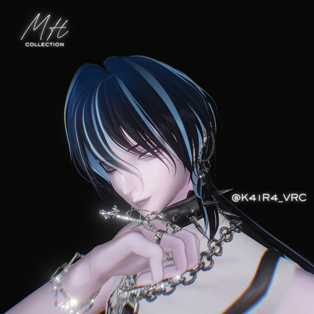 【VRC想定/20アバター対応】【MA対応】MH Crossbrillar Earring
