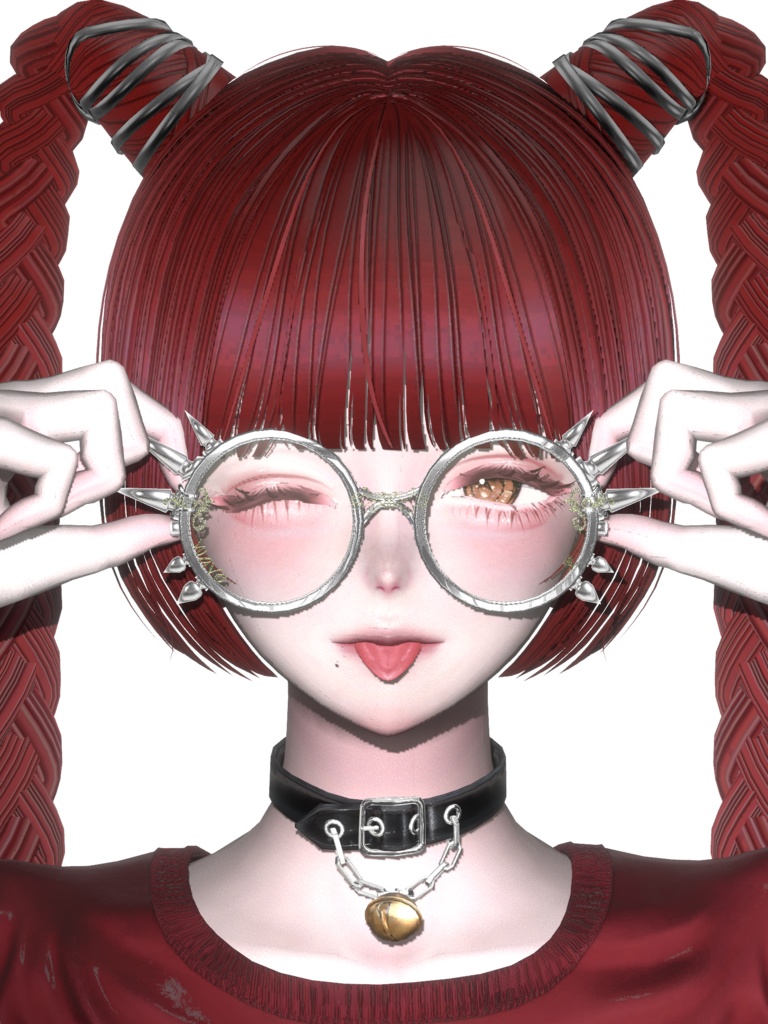 【VRC想定】【MA対応】MH Wavepunk眼鏡