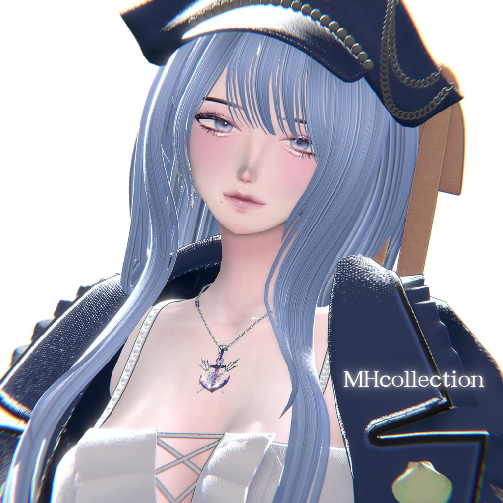 【VRC想定/16アバター対応】【MA対応】MH POSEIDON ネックレス