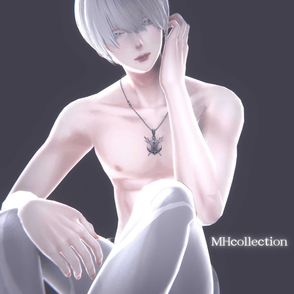 【VRC想定/16アバター対応】【MA対応】MH POSEIDON ネックレス