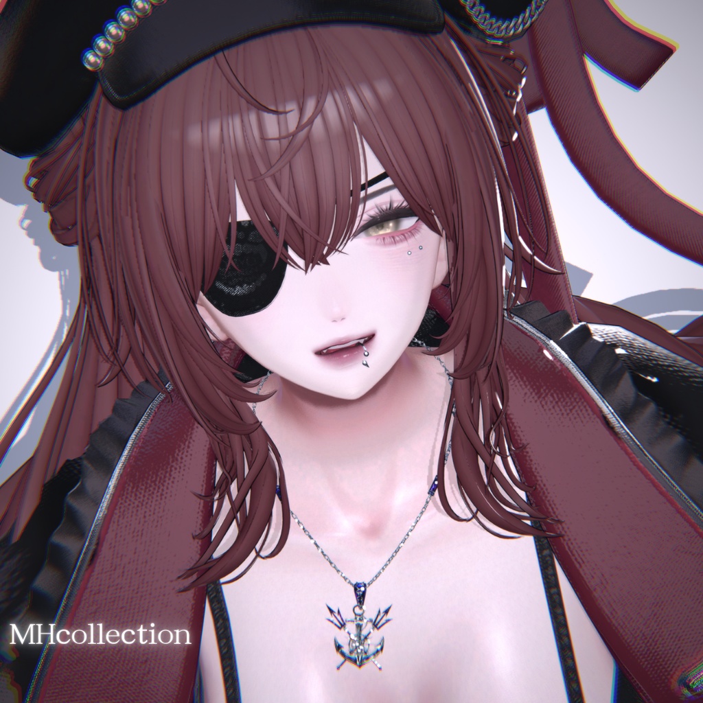 【VRC想定/16アバター対応】【MA対応】MH POSEIDON ネックレス