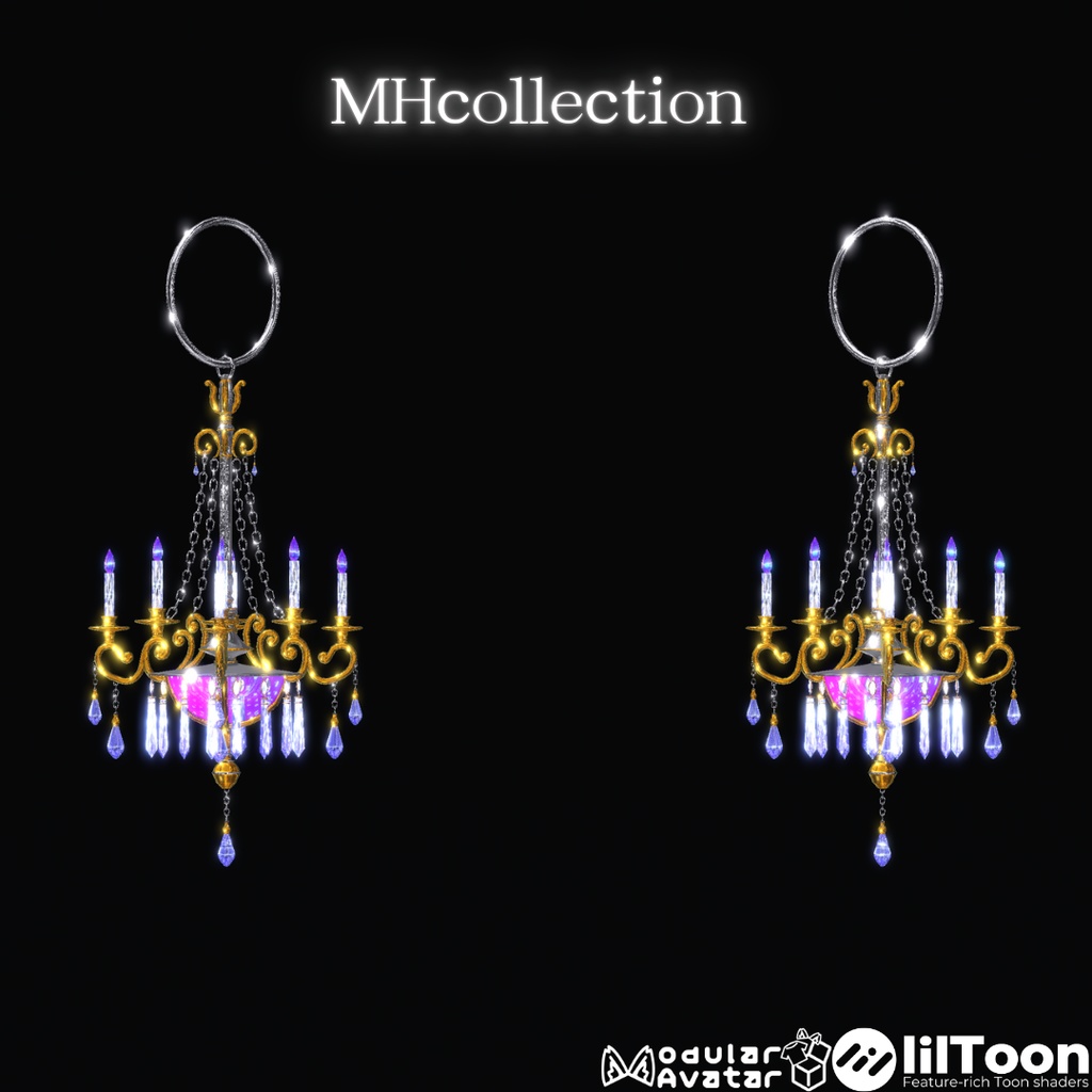 【VRC想定/MA対応】MH ORPHEUM ピアス