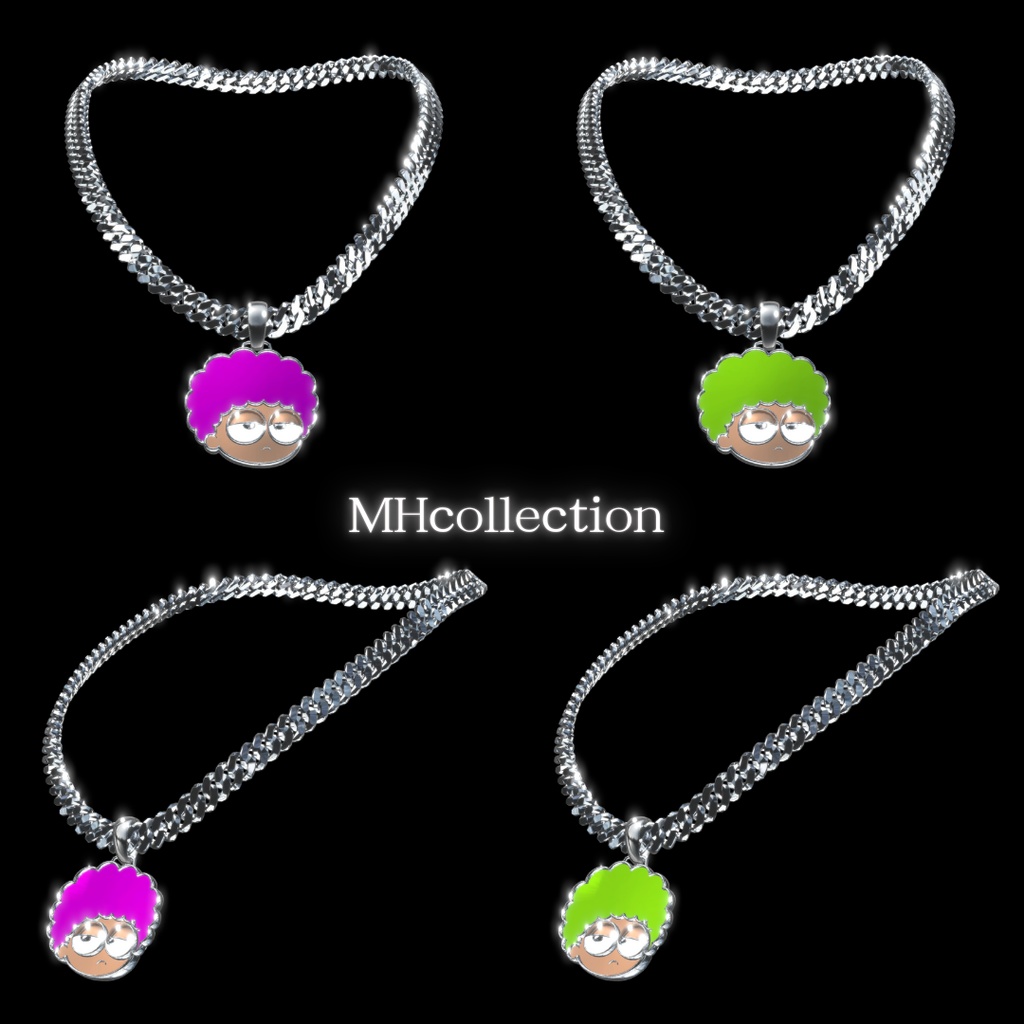 【VRC想定/19アバター対応】【MA対応】MH individuality ネックレス