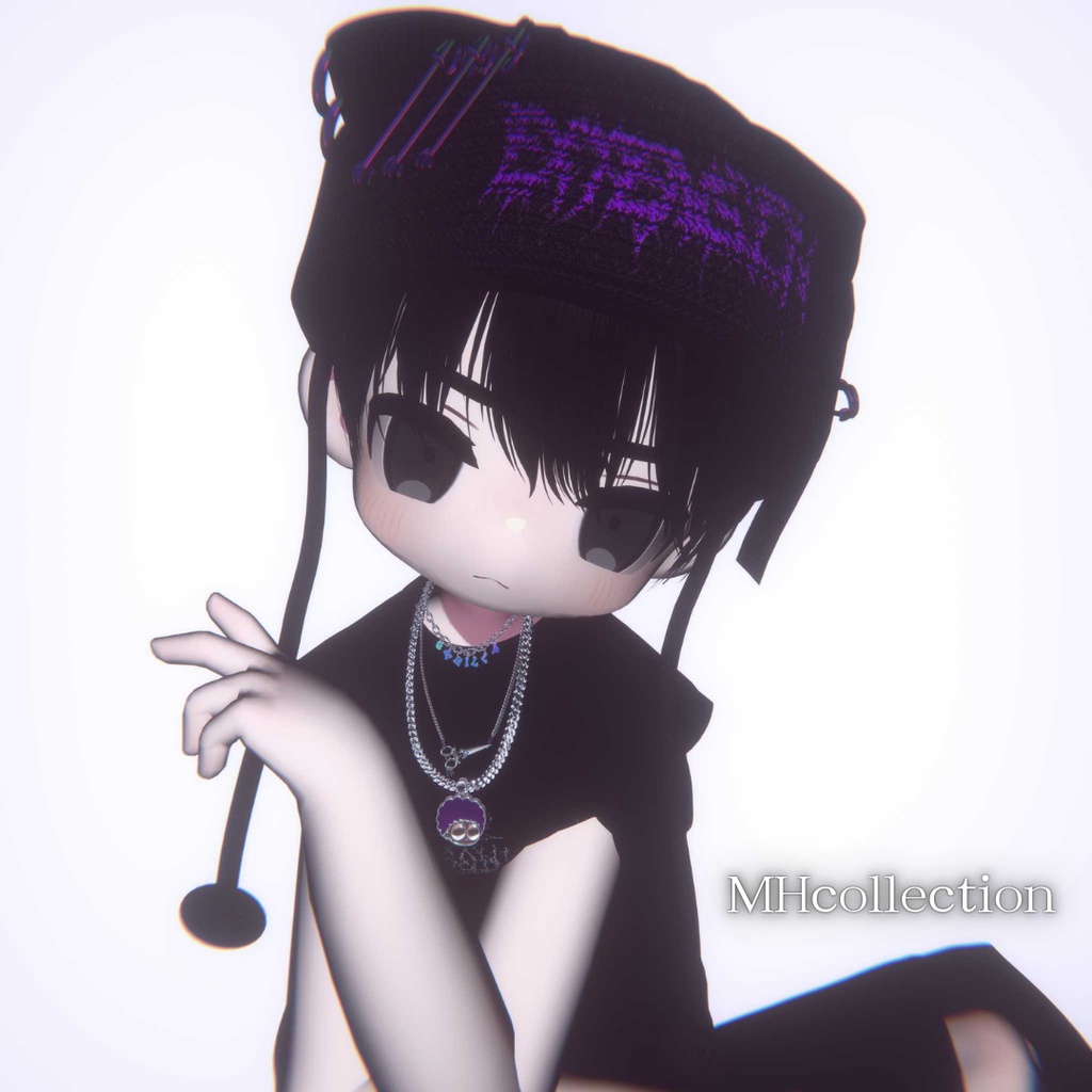 【VRC想定/19アバター対応】【MA対応】MH individuality ネックレス