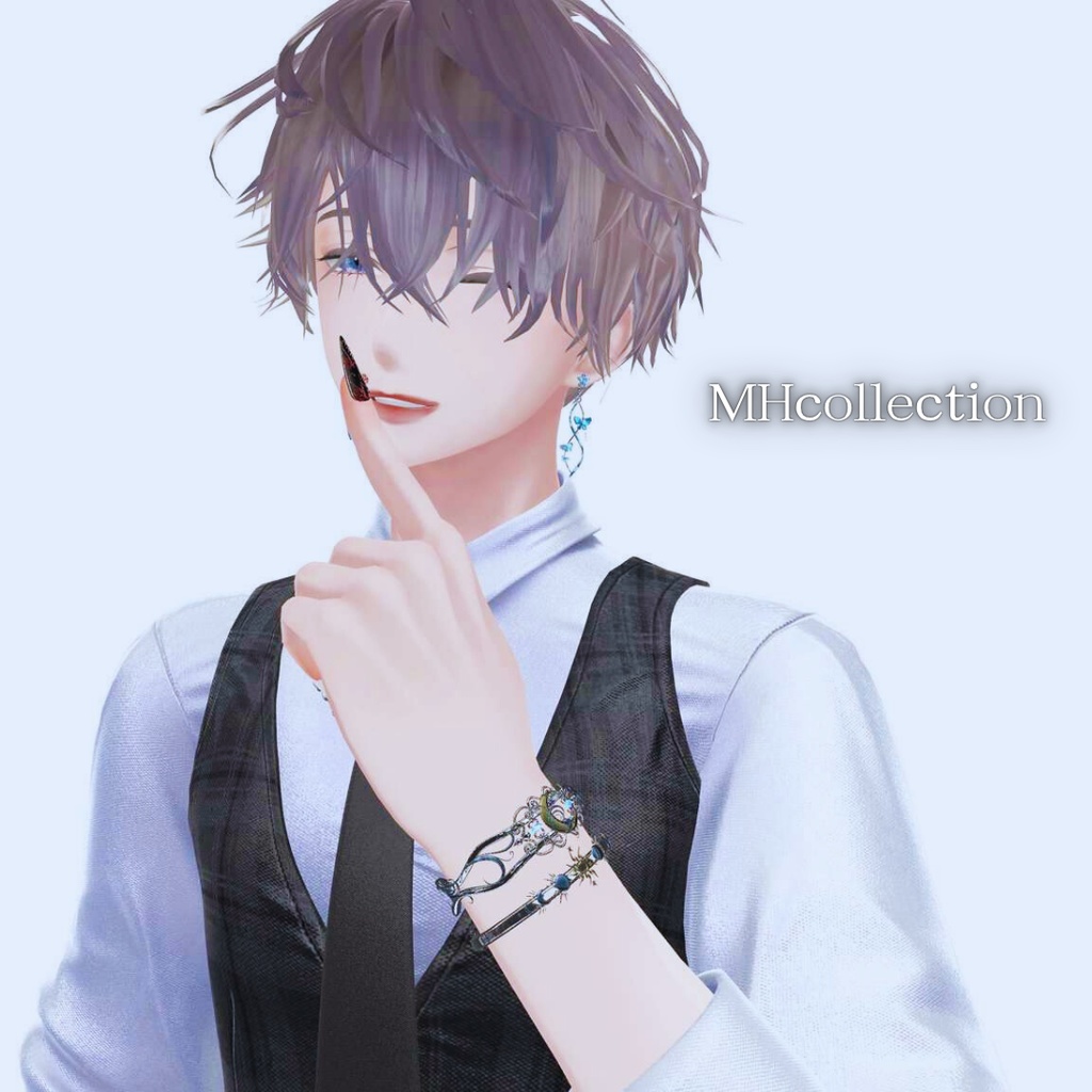 【VRC想定/17アバター対応】【MA対応】MH SOL&LUNA Bangle