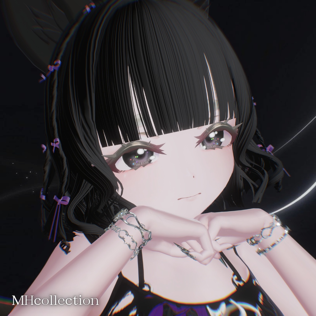 【VRC想定/17アバター対応】【MA対応】MH SOL&LUNA Bangle