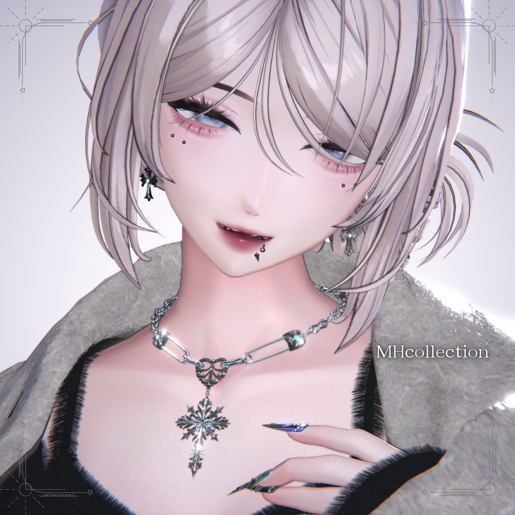 【VRC想定/18アバター対応】【MA対応】MH UNLEASH necklace