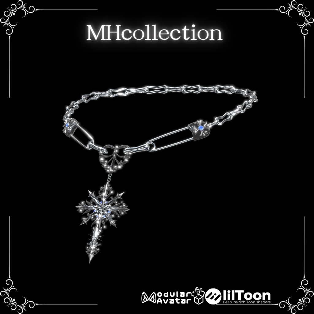 【VRC想定/18アバター対応】【MA対応】MH UNLEASH necklace