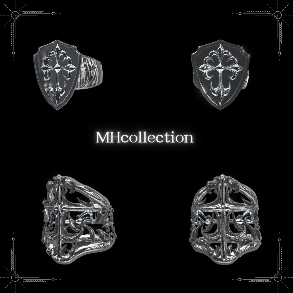 【VRC想定/18アバター対応】【MA対応】MH Rings 解