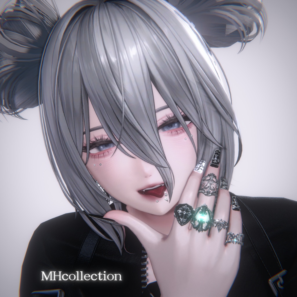 【VRC想定/18アバター対応】【MA対応】MH Rings 解