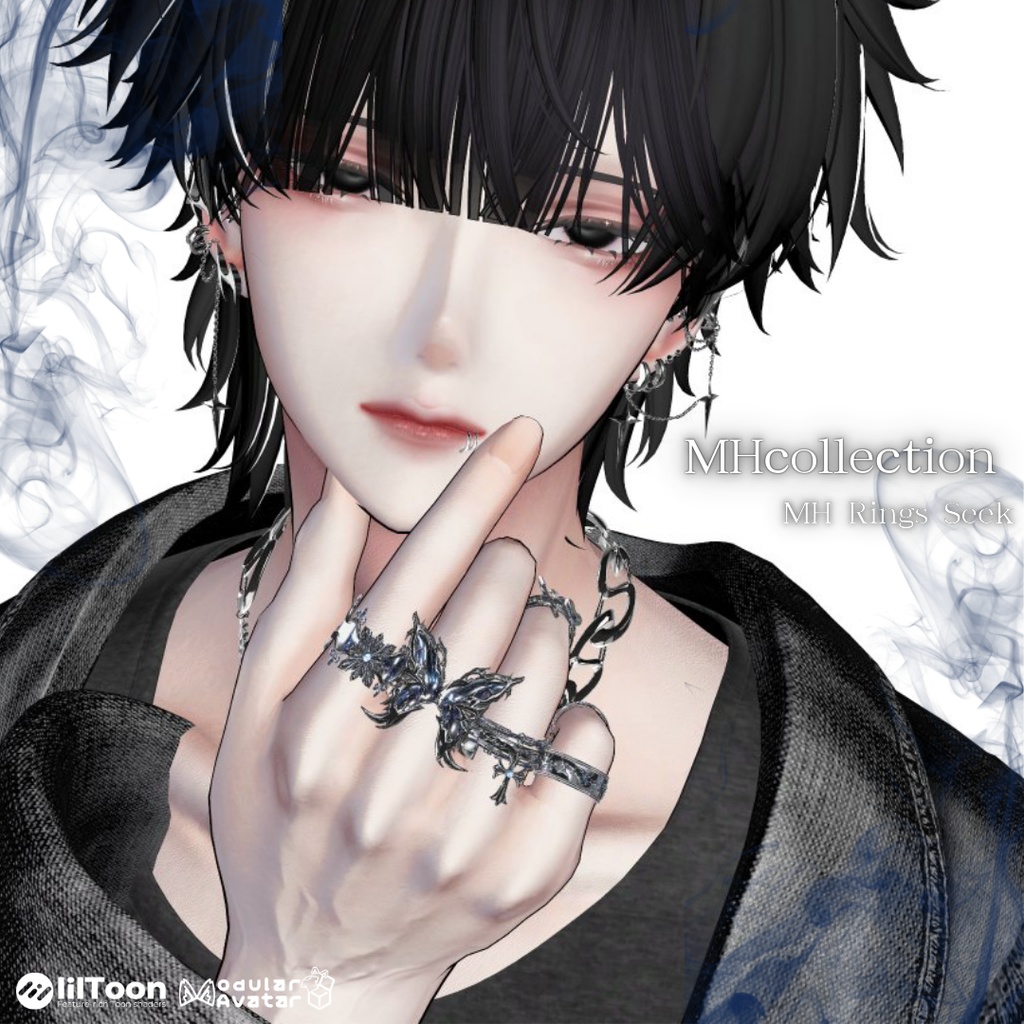 【VRC想定/20アバター対応】【MA対応】MH Rings Seek