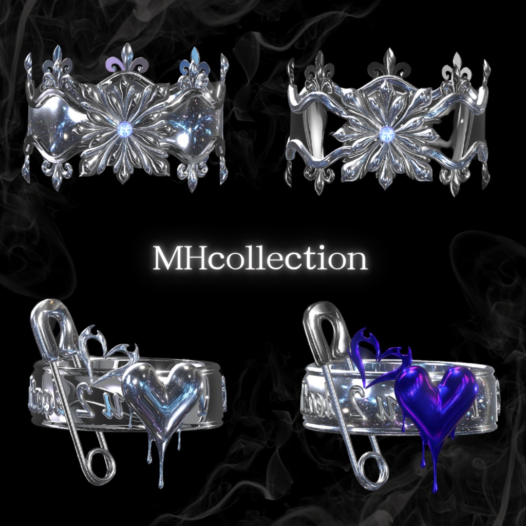 【VRC想定/20アバター対応】【MA対応】MH Rings Seek