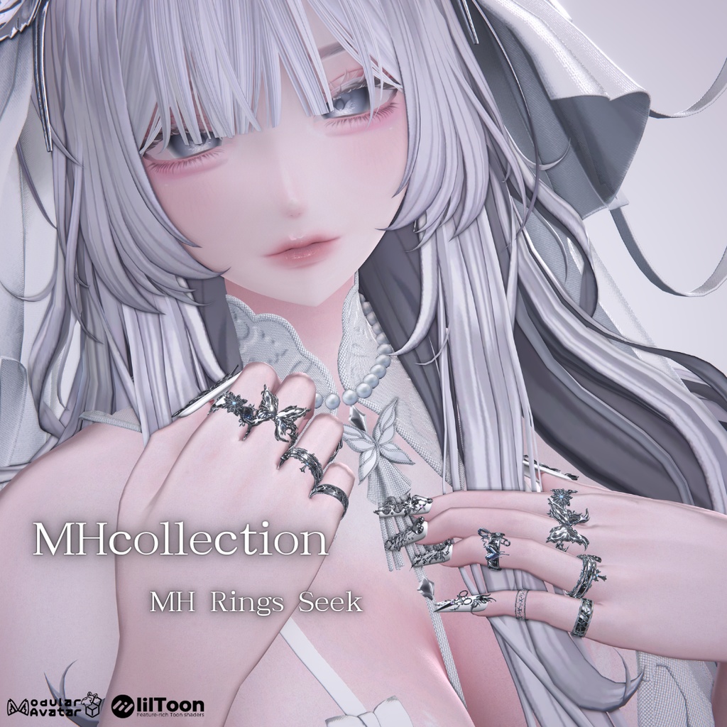 【VRC想定/20アバター対応】【MA対応】MH Rings Seek