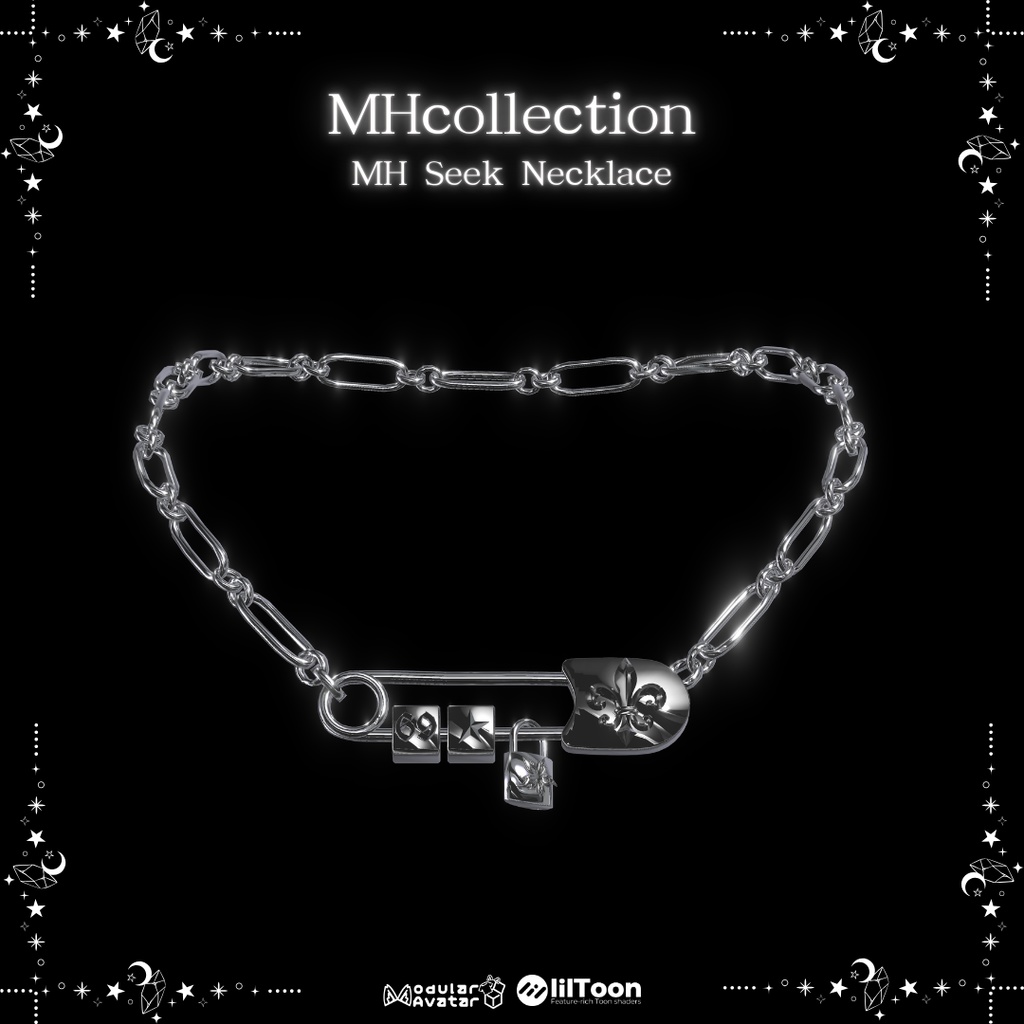 【VRC想定/20アバター対応】【MA対応】MH Seek Necklace