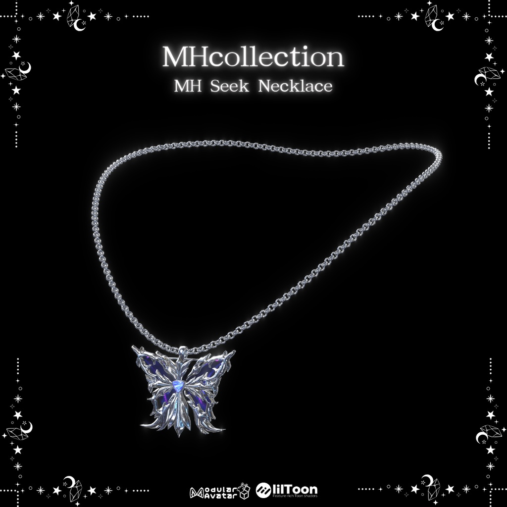 【VRC想定/20アバター対応】【MA対応】MH Seek Necklace