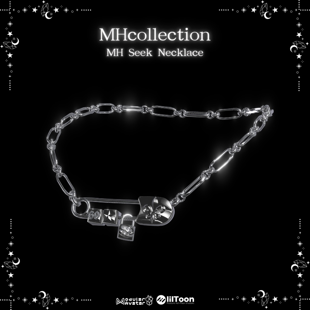【VRC想定/20アバター対応】【MA対応】MH Seek Necklace