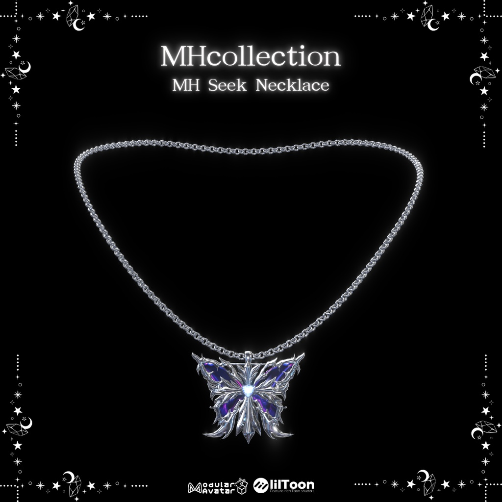 【VRC想定/20アバター対応】【MA対応】MH Seek Necklace