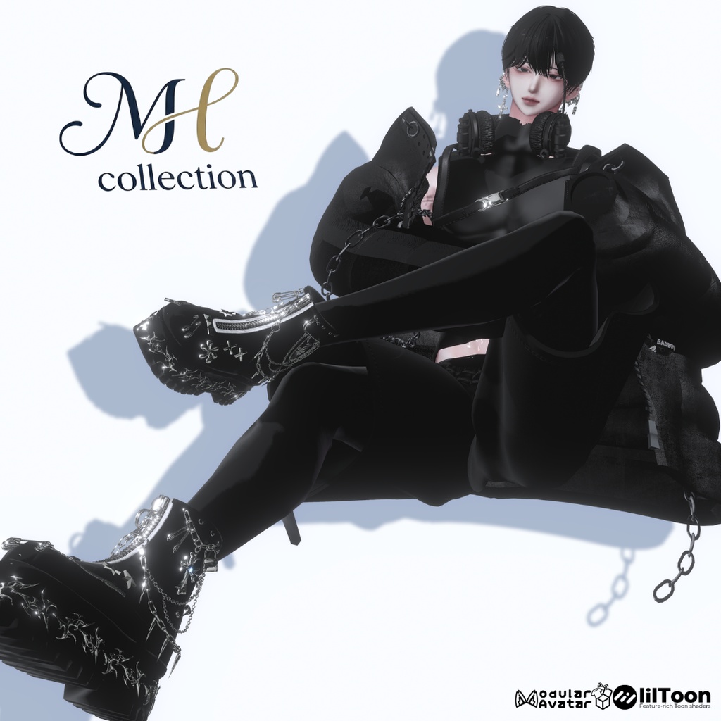 【VRC想定/20アバター対応】【MA対応】MH Lit X Boots