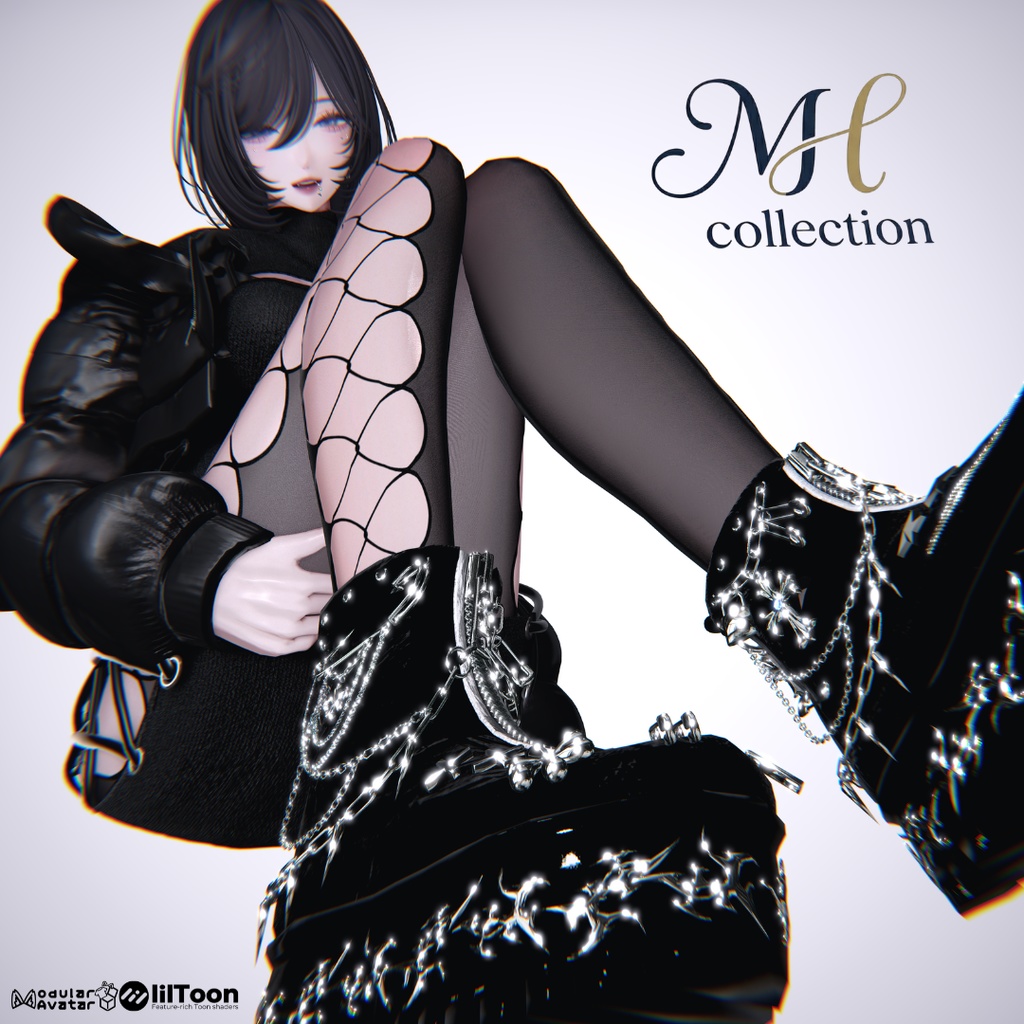 【VRC想定/20アバター対応】【MA対応】MH Lit X Boots