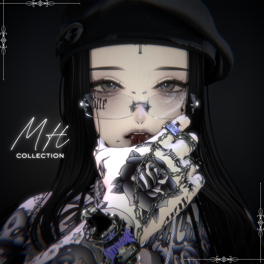 【VRC想定/19アバター対応】【MA対応】MH LEX RingChainBangle